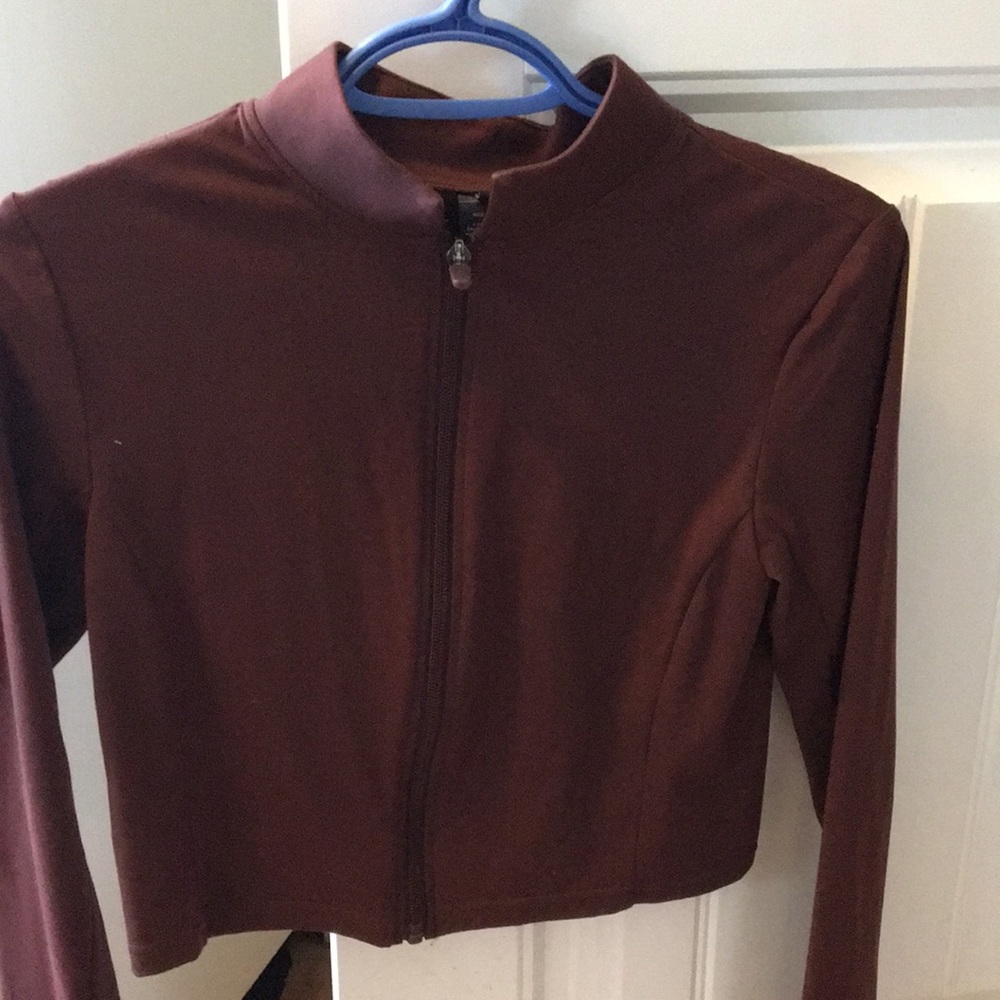 Balance Athletica cropped zip in Kodiak medium - Picture 3 of 4